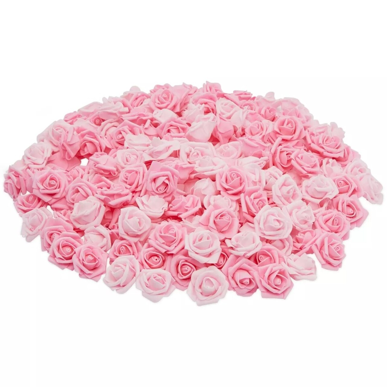 Artificial Rose Heads for Crafts Wedding Decorations, 2 Colors (2 in, 200 Pack)